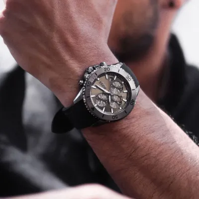 HUGO BOSS Men's Admiral Chronograph Strap Watch 